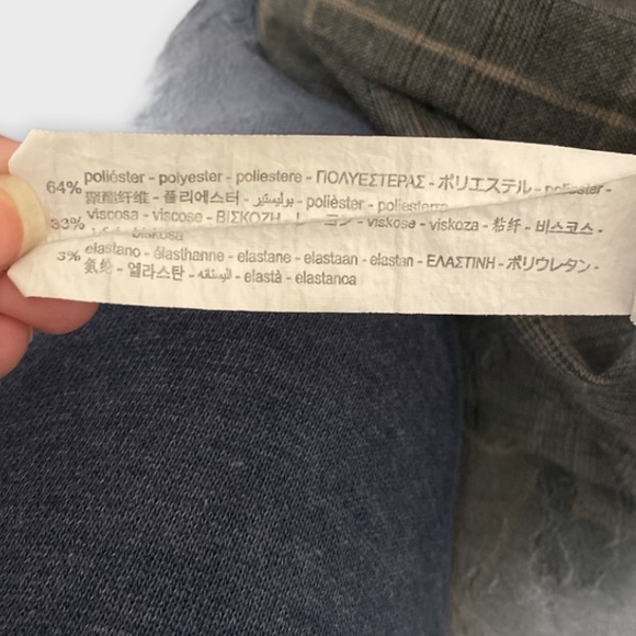ZARA Plaid Pants, size small - Picture 5 of 5